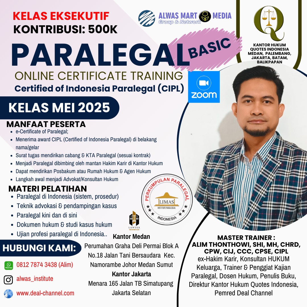 Pelatihan Paralegal Online