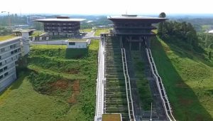 pemandangan ibu kota nusantara di tengah hutan Kalimantan