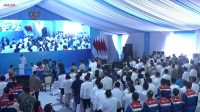 Peserta acara hilirisasi di Cilacap yang menunjukkan inklusivitas pekerja