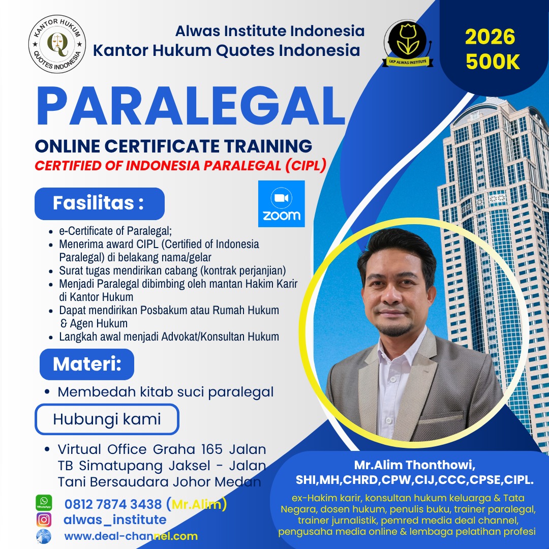Pelatihan Paralegal Online