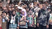 Wajah-wajah antusias perempuan pesisir Gorontalo yang turut berpartisipasi aktif dalam kegiatan Pekan Nelayan Nasional