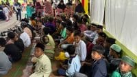 Dokumentasi kegiatan sunatan massal gratis di Bandar Huluan hasil kolaborasi KBG, Koin Dakwah, dan BKM Safinaatussalam.