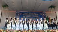 Suasana khidmat prosesi wisuda 26 santri generasi pertama SD Muhammadiyah Serbelawan atau SD Muhasaba.