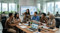 Pelaksanaan Program Magang Nasional oleh pemerintah Indonesia sebagai langkah efektif untuk meningkatkan kompetensi generasi muda dan menekan angka pengangguran.