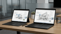 Microsoft rilis dua laptop Surface baru pakai chip Snapdragon X2 Plus, yaitu varian Surface Pro 12 inci dan Surface Laptop 13 inci berwarna hitam.