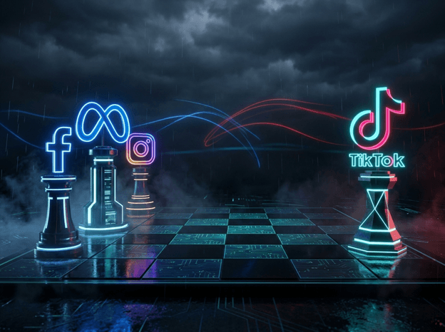 Keputusan di mana Meta larang iklan TikTok di Facebook dan Instagram memicu perdebatan persaingan media sosial global.